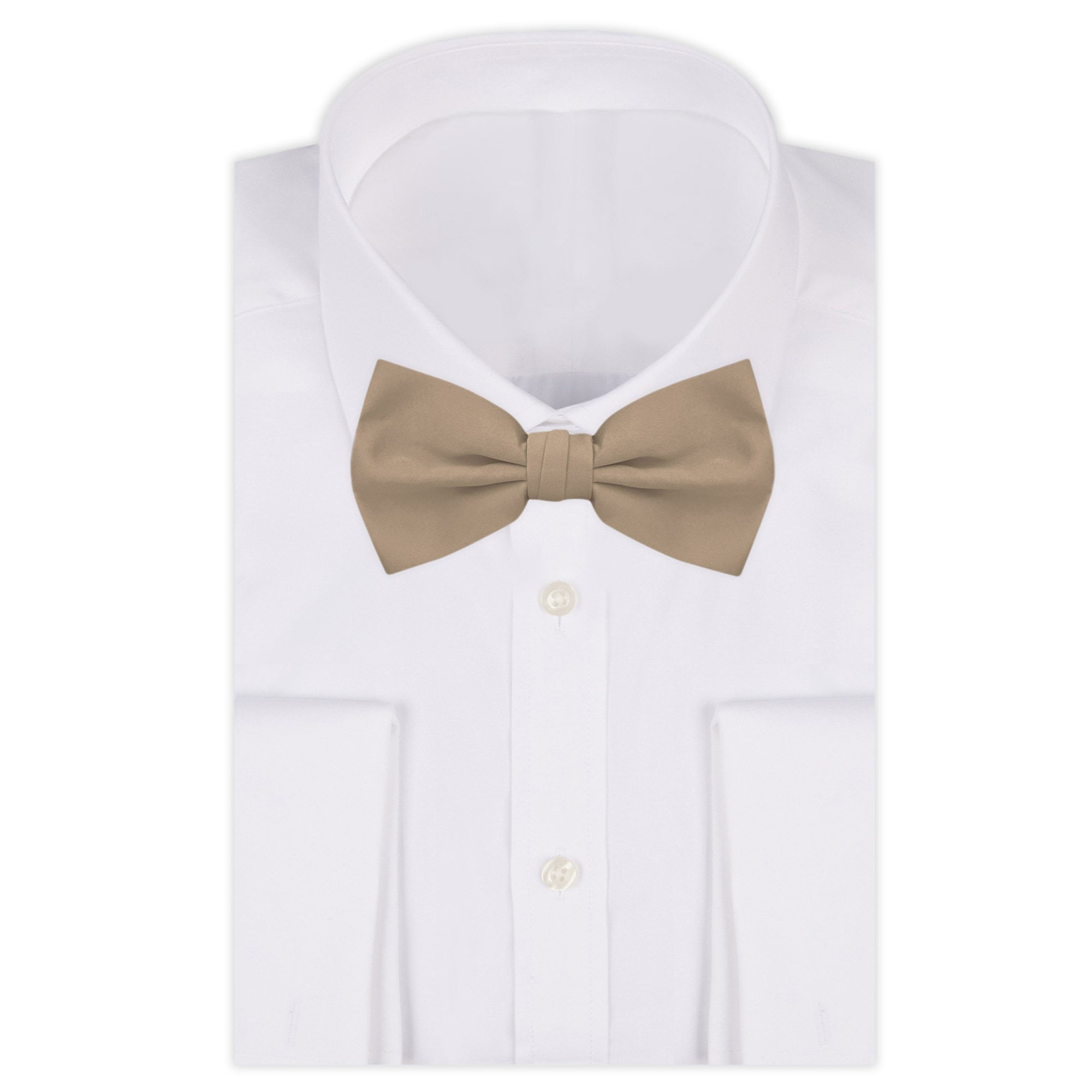 2 Pc Set Jacob Alexander Men's White Classic French Cuff Dress Shirt
