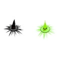thumbnail image 1 of 2 Pc Sparkling Women Witch Hat Halloween Christmas, 1 of 2