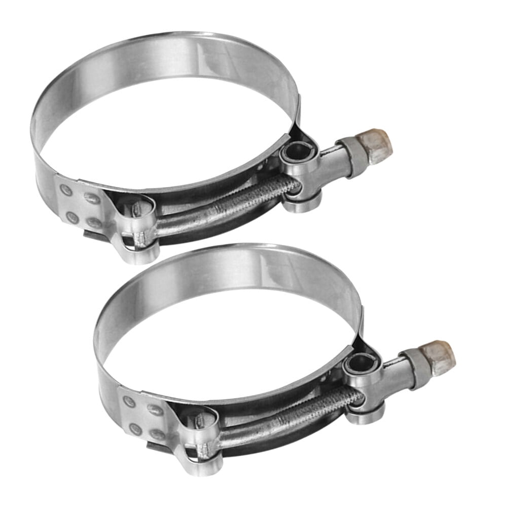2 Pc Tube Clamp Hose Clip Boat/marine Hose Clamp Adjustable Hose Clamp