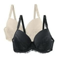 thumbnail image 1 of 2 Pc Womens Lace Sexy Bras Front Closure Wireless Bra Adjustable Lace-Up Brassiere Non-Slip Anti-Sagging Seamless Bralettes Workout Yoga Bra Everyday Bras, 1 of 4