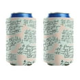 thumbnail image 1 of 2 Pcak Can Cooler Sleeves Insulated Collapsible Beer Sleeve Prayer Scriptures Soda Beer Can Covers for Birthday Party Wedding, 1 of 3