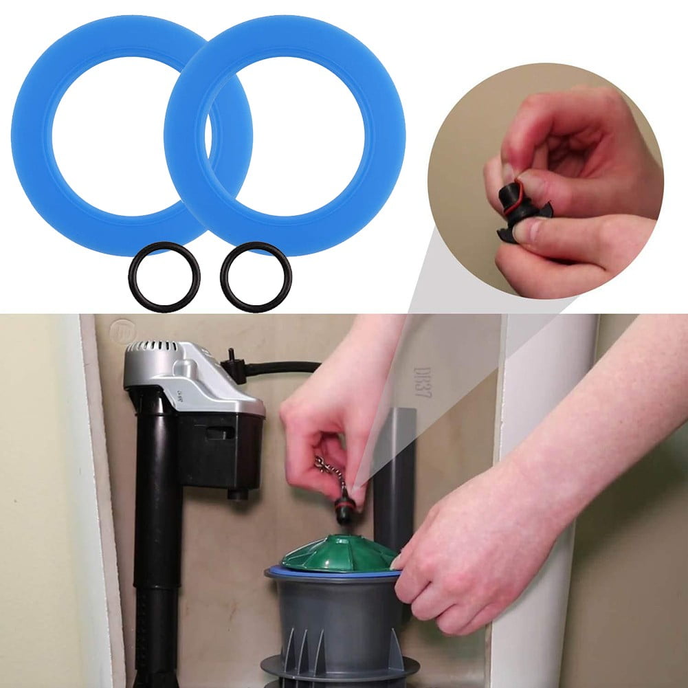 2 Pck 7301111-0070A Compatible Toilet Canister Flush Valve Seal Kit Replacements