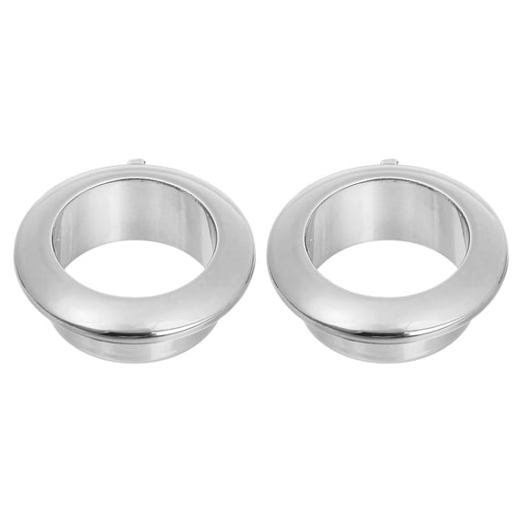2 Pcs 0.98 inch (25mm) Nylon Desk Grommets, Plastic Cable Hole Cover, Wire Cord Cable Organizer, Silver