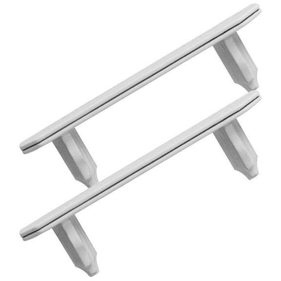 2 Pcs 1:12 Dollhouse Mini Furniture Miniature Model Ornaments (white) 2pcs