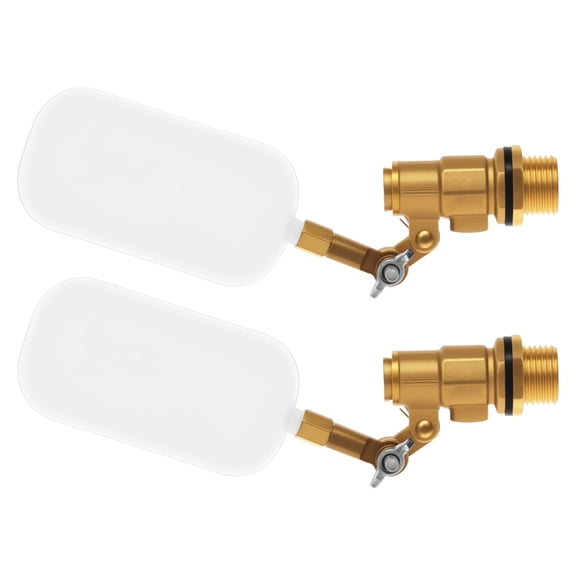 2 Pcs 1 2 Inch Brass Float Ball Valve Professional Hydrodynamic Regulation)