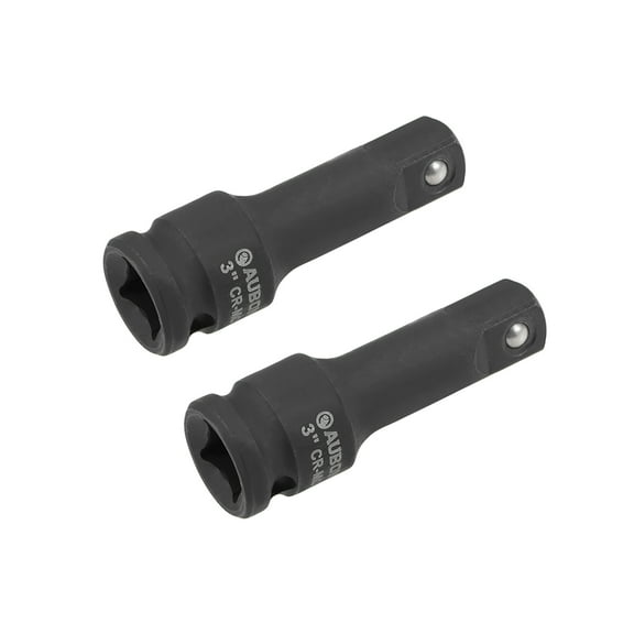 2 Pcs 1/2-Inch Drive by 3" Impact Extension Bar, High Carbon Steel