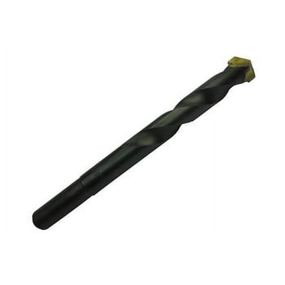 2 Pcs, 1/2" X 18" Carbide Tipped Masonry Drill Bit, Drill America, Dam18X1/2, Finish: Black Oxide; Overall Length: 18"