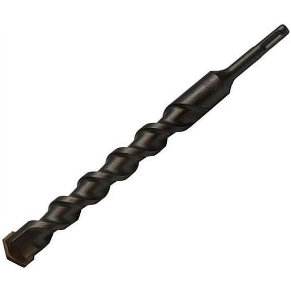 2 Pcs, 1/2" X 6" Bright Carbide Tipped Sds-Plus Hammer Bit Drill Bit, Sds126, Flute Length: 3-3/4", Cutting Direction: Right Hand, Overall Length: 6"