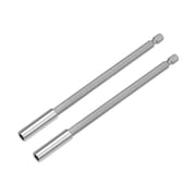 2 Pcs 1/4“ Hex Shank by 6 Inch Magnetic Bit Holder Extension, Quick Release Screwdriver Drill Bit Power Tool