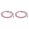thumbnail image 1 of 2 Pcs 1.5 Yard 6 mm Rhinestone Tube Rope DIY Diamond String for DIY Trouser Hoodie Drawstring Sweaters Pink, 1 of 5