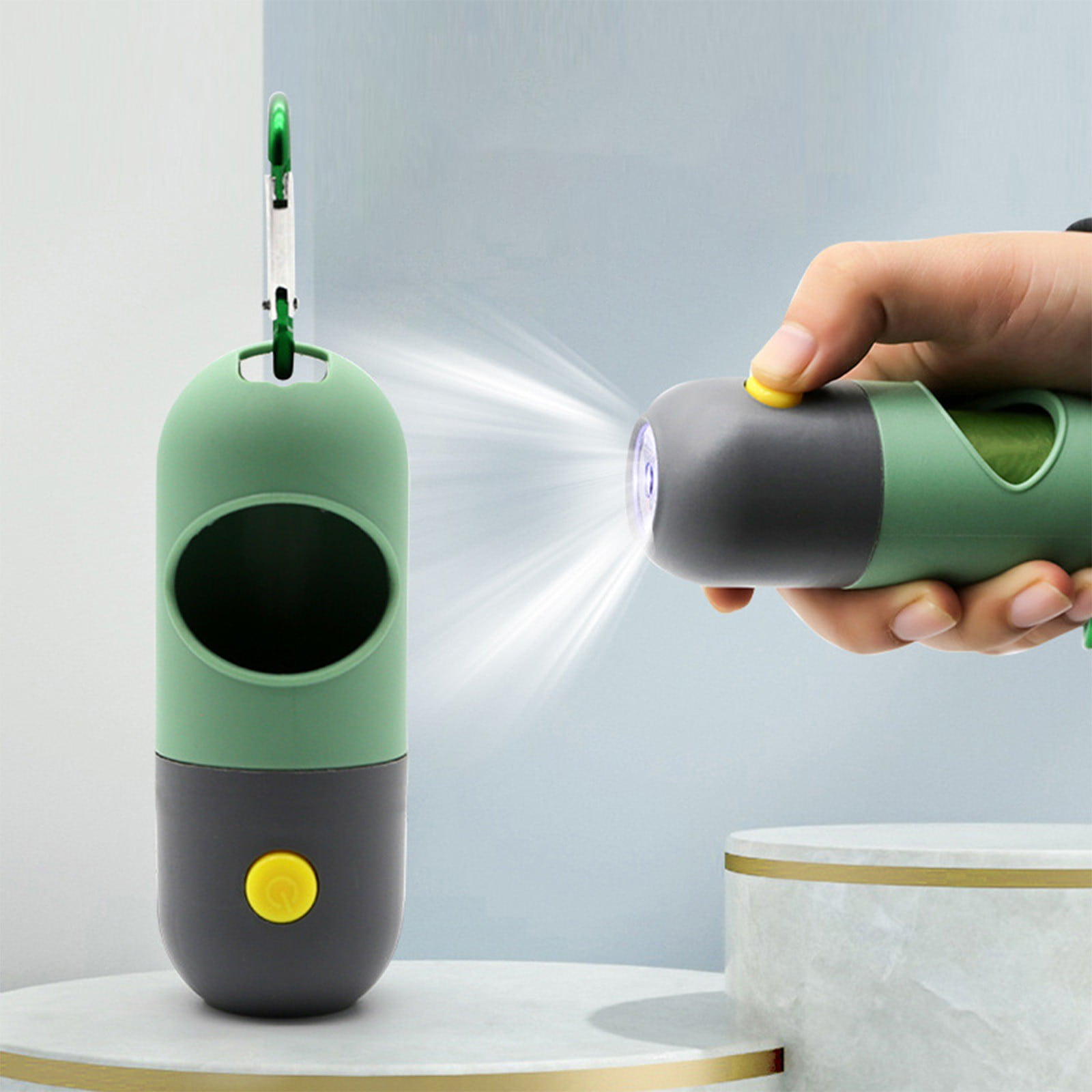 Pcs Inch Rechargeable Dog Poop Bag Dispenser With