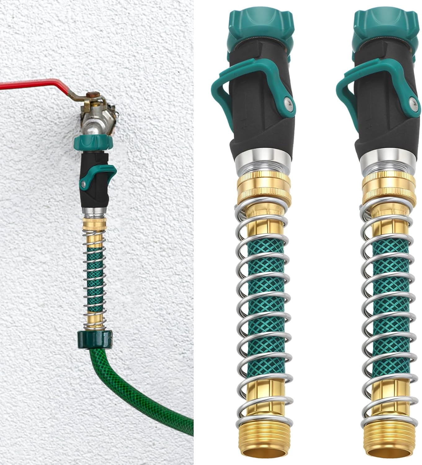 2 Pcs 1 Way Hose Connection with 5.7