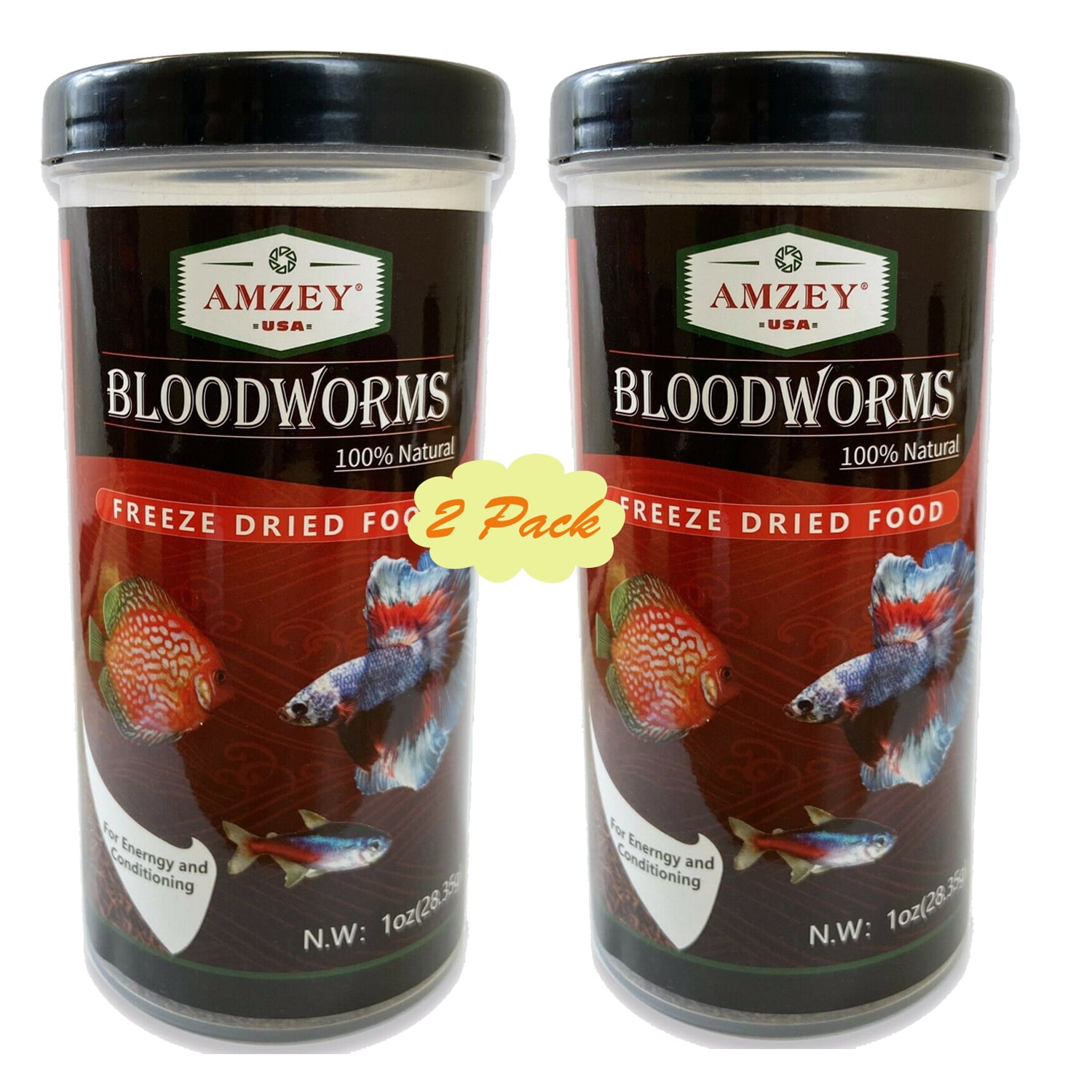 TUNAI Freeze Dried Blood Worms With 65% Protein for Tropical