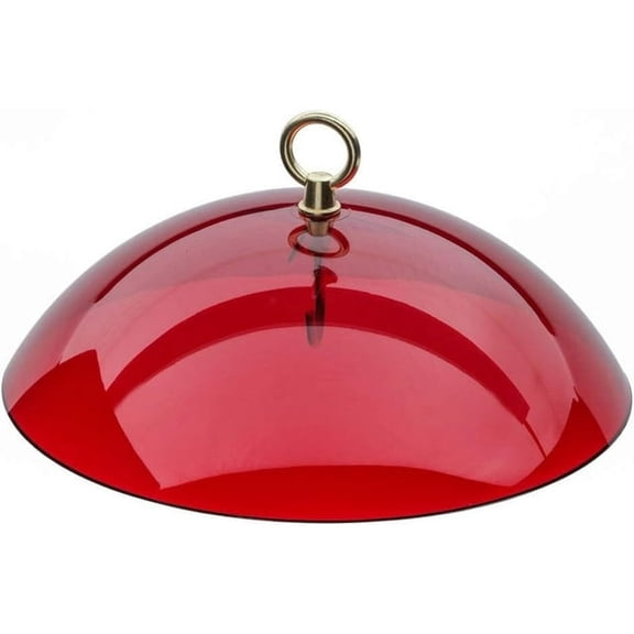 2 Pcs 10 Inch Squirrel Baffles Plastic Bird Feeders Protective Cover Dome Rain Proof with Hooks for Hanging Bird Seed Covers Rain Guards