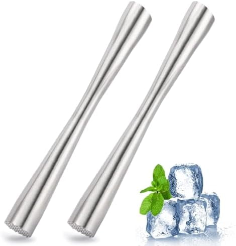 4 Pack Muddlers For Cocktail 304 Stainless Steel Fruit Crusher 8.3 - View #10
