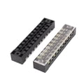 thumbnail image 1 of 2 Pcs 10 Position Barrier Block Terminal Strip Wire Connector TB1510 600V 15A, 1 of 3