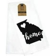 thumbnail image 1 of 2 Pcs, 100% Cotton Georgia State Flour Sack Printed Kitchen Towels 20 X 28 Inch, 1 of 1