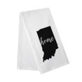 thumbnail image 1 of 2 Pcs, 100% Cotton Indiana State Flour Sack Printed Kitchen Towels with Sentiments Home. Size: 20" X 28". Inspired by The State WE Call Home., 1 of 1