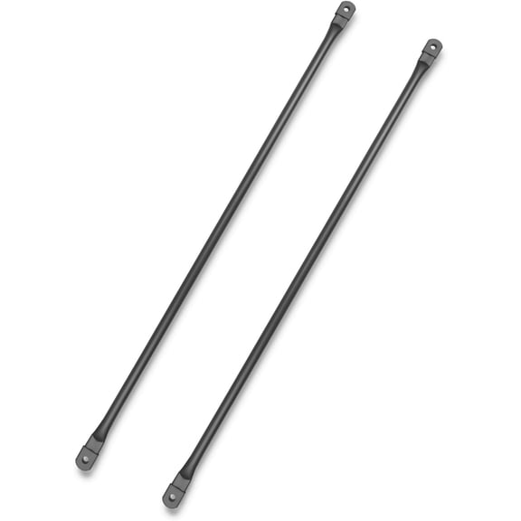 2 Pcs 100cm/39.4inch Garden Swing Replacement Rods for Hanging Swing Seat to Frame, Black Metal Round Rods