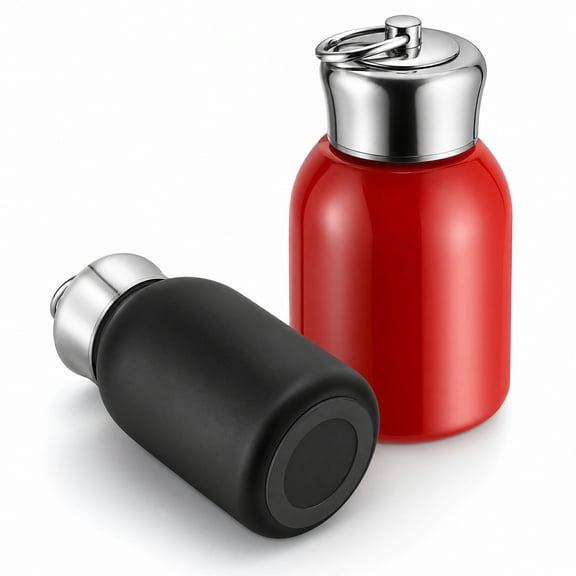 Lsupdaol 2 Pcs 10oz Stainless Steel Insulated Water Bottle Slim Thermal Vacuum Bottle