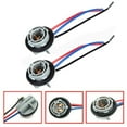 thumbnail image 1 of 2 Pcs 1157 LED Stop Brake Turn Light Bulb Socket Harness Wire Pig Tail Plug New, 1 of 9
