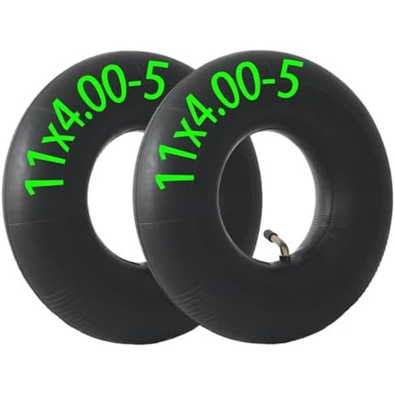 2-Pcs 11x6.00-5 Inner Tube 11x4.00-5 Inner Tube 11x4.50-5 Bent Valve Stem for Wheelbarrows/Mowers/Hand Trucks and More$$Garden & Patio