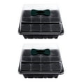 thumbnail image 1 of 2 Pcs 12 Hole Seedling Box Starter Planting Case Sprouting Case Plastic Pallet Plastic Serving Tray Gardening Supplies, 1 of 6