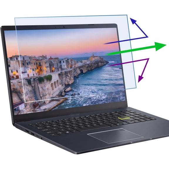 2 Pcs 14 Inch (1920x1200P) Laptop Blue Light Screen Protector, Reduce Eye Strain Anti Glare Blue Light Blocking Screen Protector for 14 with 16:10 Resolution HP/Dell//Asus/Samsung/Lenovo