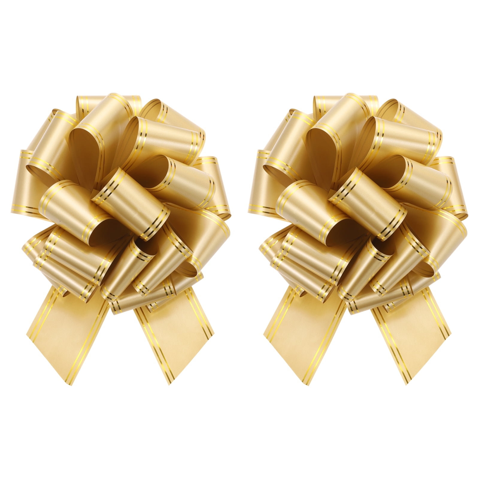 Giant Ribbon 2 Pcs 14 Inch Giant Large Pull Bow Big Metallic Car Bows Ribbon with ...