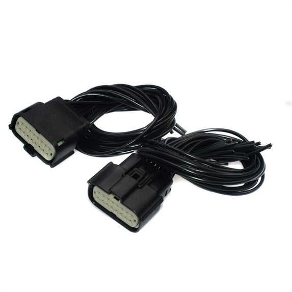 2 Pcs 16 Pins Headlight Connector Pigtail 68202814AA For Jeep Grand Cherokee Xenon SRT HID