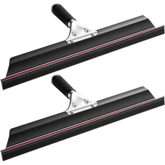 2 Pcs 18 Inch Magic Squeegee Trowels Knockdown Texture Trowel Set, Rubber Wall Texturing Tool for Smoothing, Creating Smooth Surfaces on Walls, Ceilings and More