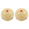 thumbnail image 1 of 2 Pcs 2.25Inch 57Mm 6 Red Spot Cue Ball Pro Cup Billiard Pool Snooker Training Practice, 1 of 8