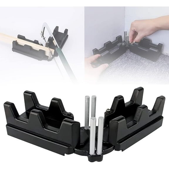 2 Pcs 2-In-1 Mitre Measuring Cutting Tool, Measuring and Sawing Mitre Angles Cutting Tool for Home Improvement, Carpentry Work