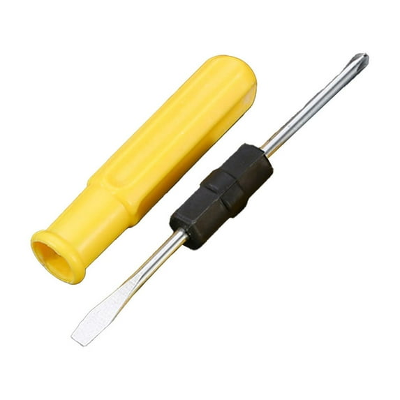 2 Pcs 2-in-1 Double Head Screwdriver Flat and Phillips Detachable Multi-Tool Alloy Steel Non-Slip Handle for Home Repair Furniture Assembly Essential Durable Household Gadget