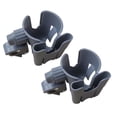 thumbnail image 1 of 2 Pcs 2‑in‑1 Universal Cup & Phone Holder - Universal for Strollers & Wagons, Bikes, Wheelchairs, Scooter & Shopping Cart, 1 of 4