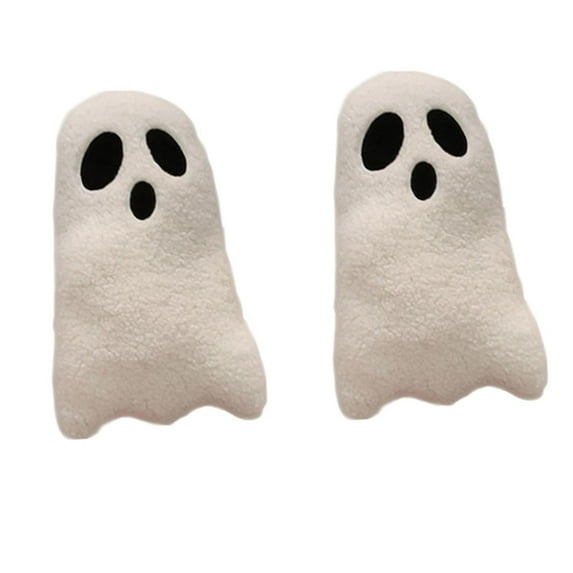 2 Pcs 2025 Halloween Throw Pillows Decorative Spooky Pillows For Sofa Bed Couch Stuffed Halloween Pillow For Party Outdoor Home Decorations Ghost Decor Cushion