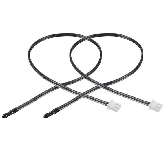 2 Pcs 20K NTC Thermistor Probe 15.7" Temperature Sensor for Air Conditioner