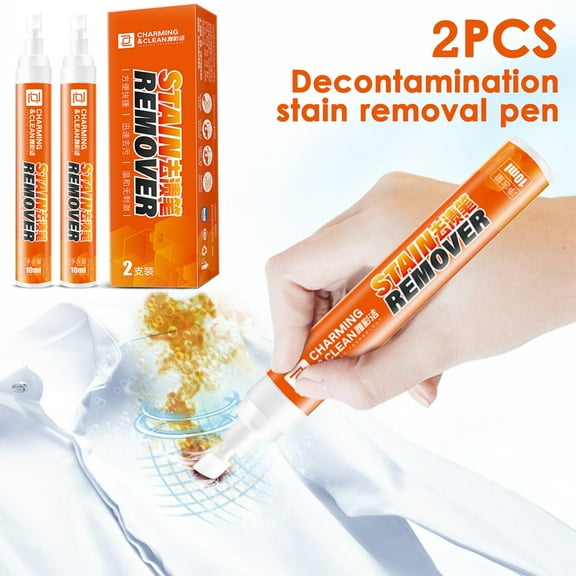 2 Pcs 20ml Bleach Pen, Ink Remover From Clothes, Bleach Pen for Clothing, Stain Remover Pen, Pocket Sets & Travel Essentials