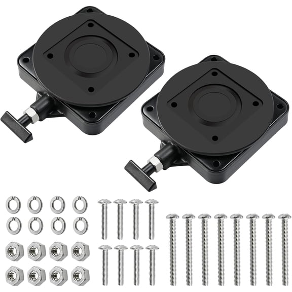 2 Pcs 2207003 Low-Profile Swivel Mounting Base Compatible with Cannon Downrigger