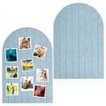 thumbnail image 1 of 2 Pcs 23.6 X15.74 Inch Large Arch Felt Bulletin Board 9mm with 50 Wooden Pushpins Decorative Picture Framed Display Board Felt Tile Wall Organizer Wall Decor, 1 of 13