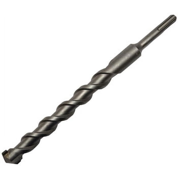 2 Pcs, 3/4" X 12" Bright Carbide Tipped Sds-Plus Hammer Bit Drill Bit Qualtech, Q/Tsds3412, Flute Length: 9", Cutting Direction: Right Hand, Overall Length: 12"