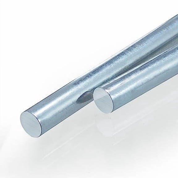 2 Pcs 3/4" x 36" Galvanized Steel Round Bar Smooth Rod Zinc Plated Steel Rods Zinc Bar Metal Axle Shaft for Hand Trucks Dollies Wagons Carts$$Building Supply