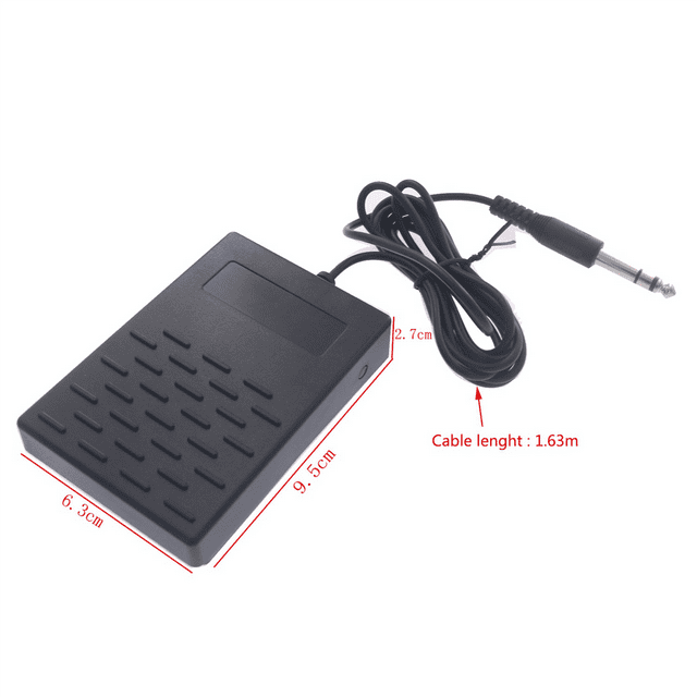 2 Pcs 3.5mm Interface Compact Universal Single Pedal for Piano