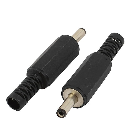 Unique Bargains 2Pcs 3.5mm x 1.3mm DC Power Male Jack Connector for CCTV Camera