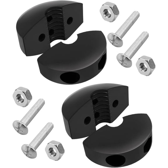 2 Pcs 3/8" Air Hose Reel Rubber Stopper Replacement Parts Fit for Spring Driven Air Hose Reel, Adjustable Auto Rewind Retractable Hose Reel Stop for 0.57 Inch to 0.63 Inch Hose