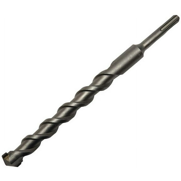 2 Pcs, 3/8" X 8" Bright Carbide Tipped Sds-Plus Hammer Bit Drill Bit Qualtech, Q/Tsds388, Flute Length: 5-1/2", Cutting Direction: Right Hand