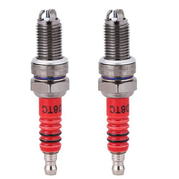 2 Pcs 3-Electrode Spark Plug D8TC for 125Cc 150Cc 200Cc 250Cc Motorcycle Scooter ATV Quads