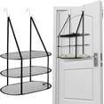 2 Pcs 3 Tier Sweater Drying Rack Flat Over The Door Folding Drying Rack ...