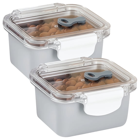 2 Pcs 304 Stainless Steel Food Containers - 13.5oz Meal Prep Boxes with Clear Lids, Leakproof Snack Storage Boxes, BPA-Free for Picnic, Work, Gym & Travel