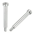 thumbnail image 1 of 2 Pcs 304 Stainless Steel Shoulder Bolt 8mm Shoulder Dia 60mm Shoulder Length M6x1 Thread Hex Socket Shoulder Bolts for Hydraulic Injection Molding Machinery Industries, 1 of 6